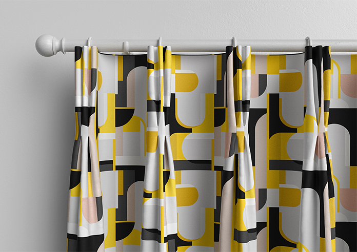Archways, Yellow - Made to Measure Curtains - Image 11